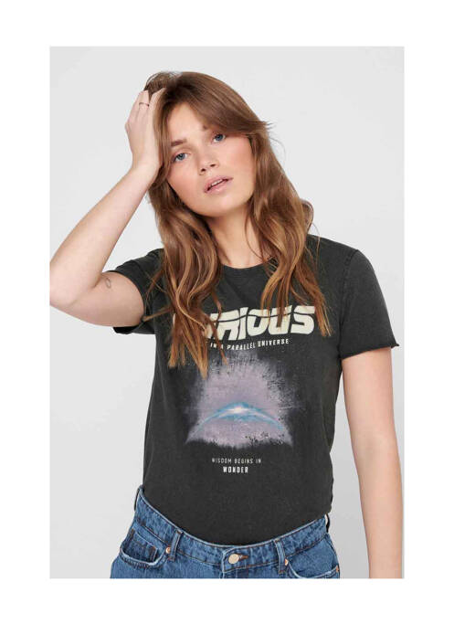 Top negru ONLY femeie