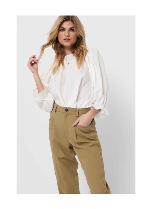 Pantalon drept maro ONLY femeie
