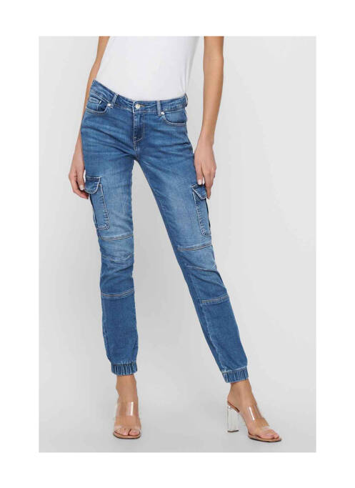 Blugi skinny albastru ONLY femeie