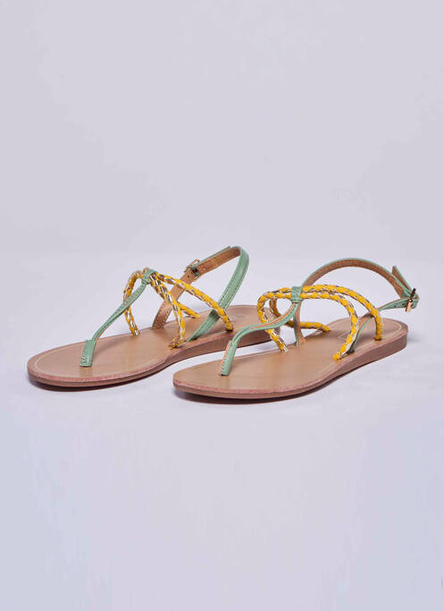 Sandale/Pantofi decupați galben ONLY femeie