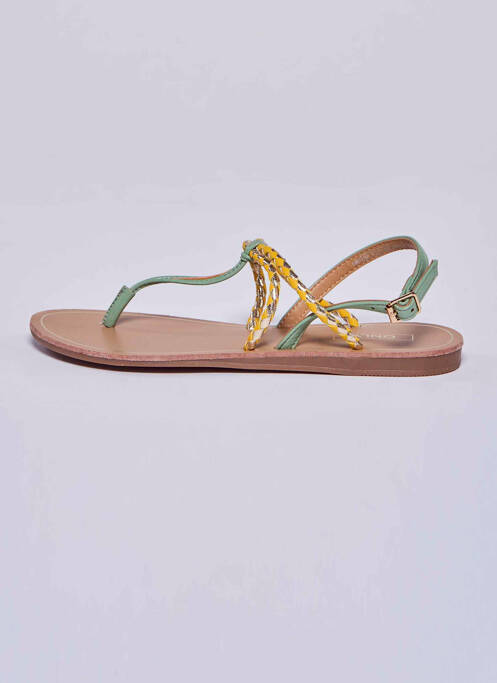 Sandale/Pantofi decupați galben ONLY femeie