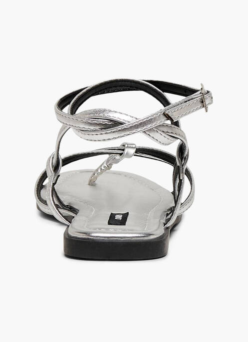 Sandale/Pantofi decupați argintiu ONLY femeie