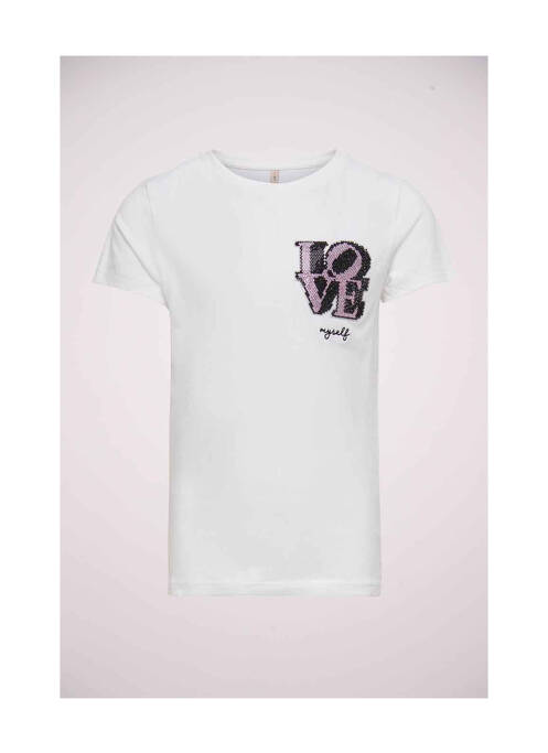 Tricou alb ONLY fată