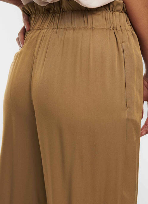 Pantalon evazat maro ONLY femeie