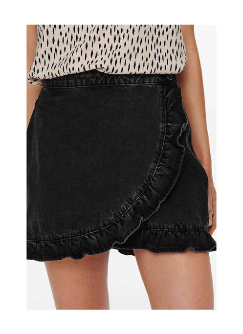 Fustă scurtă negru ONLY femeie