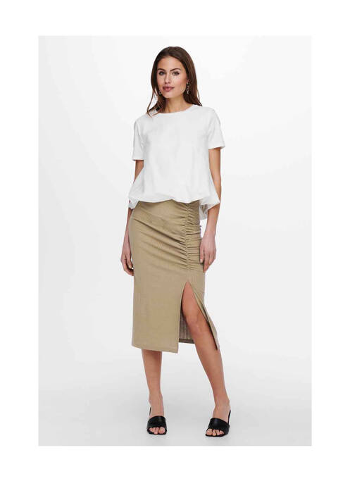 Fustă lungă maro ONLY femeie