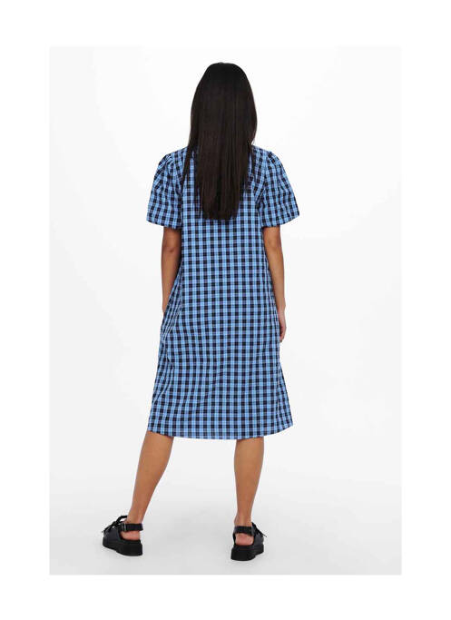 Rochie midi albastru JACQUELINE DE YONG femeie