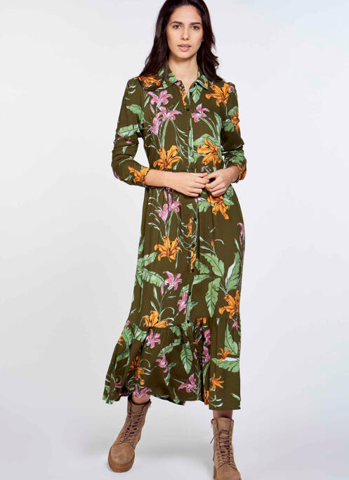 Rochie lungă verde ONLY femeie