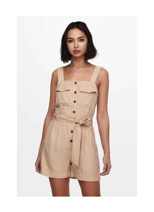 Salopetă scurtă bej ONLY femeie