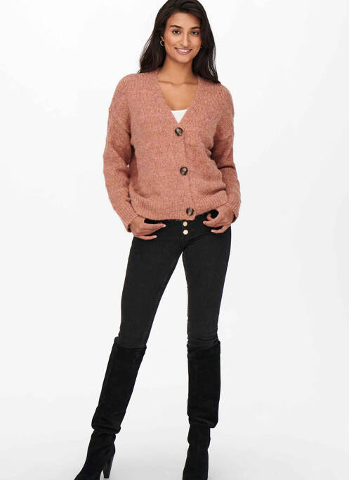 Vestă cu mâneci lungi portocaliu ONLY femeie