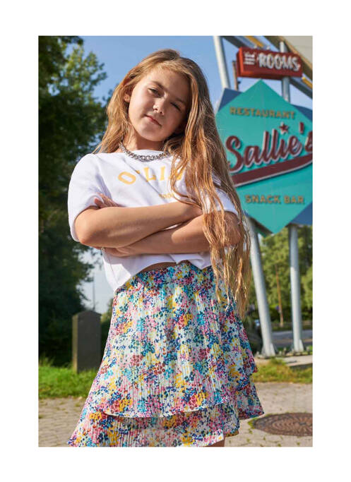 Fustă scurtă verde ONLY fată