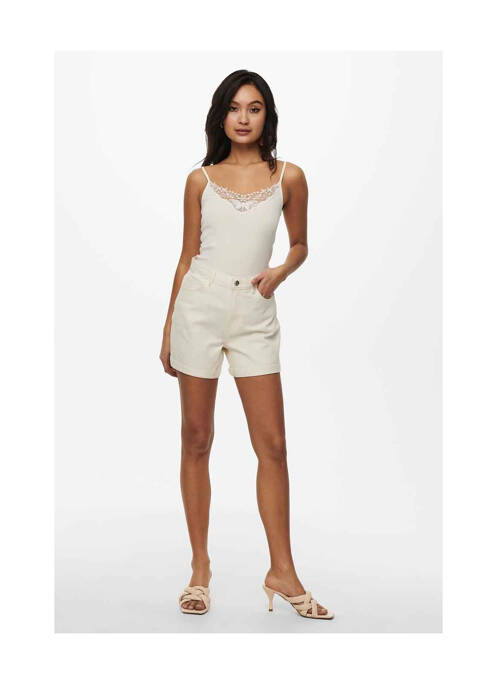 Șort bej ONLY femeie