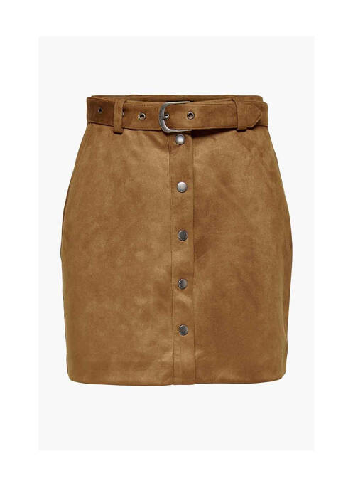 Fustă scurtă maro ONLY femeie