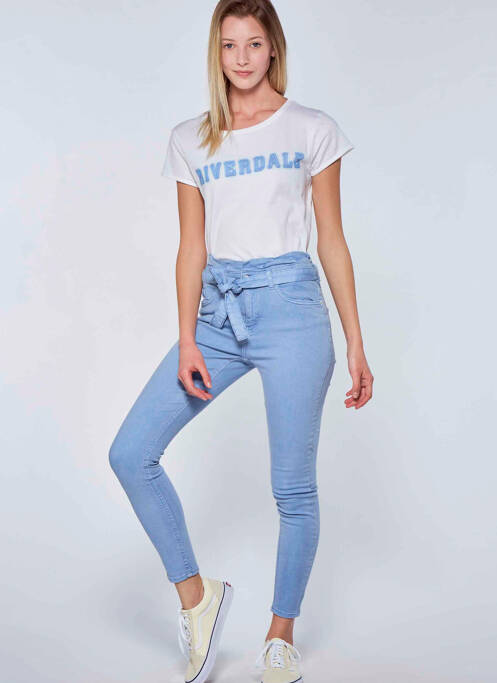 Pantalon 7/8 albastru ONLY femeie