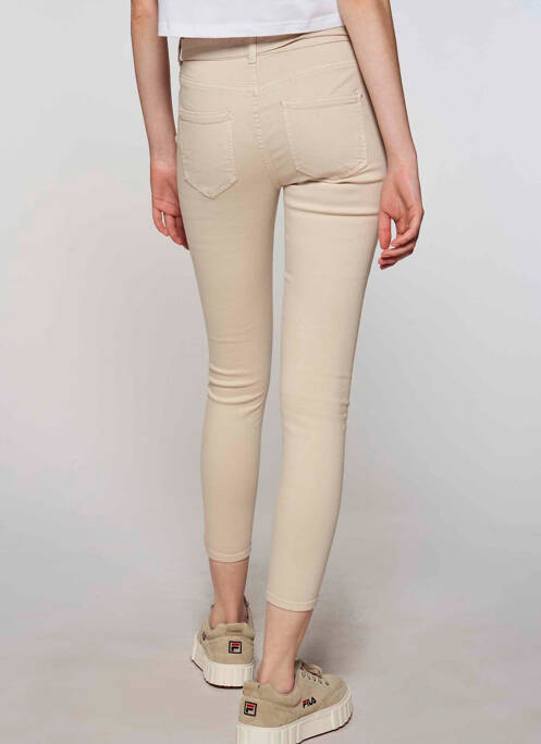 Pantalon slim bej ONLY femeie