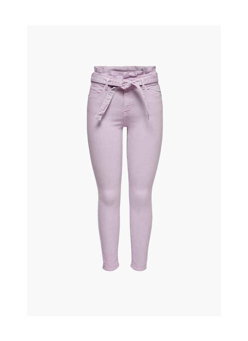 Pantalon slim violet ONLY femeie