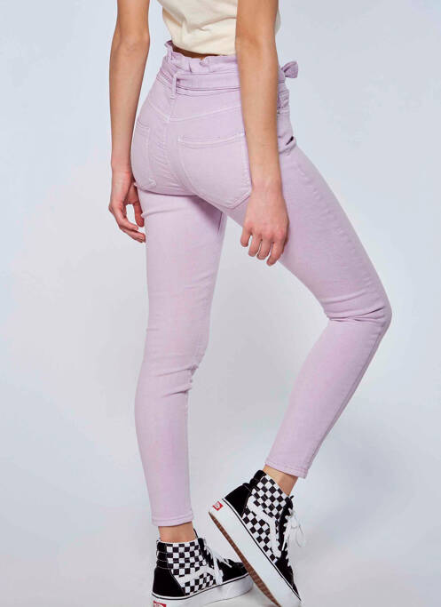 Pantalon slim violet ONLY femeie