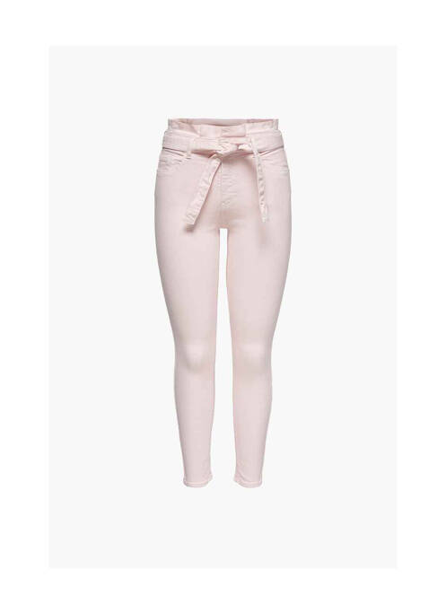 Pantalon slim roz ONLY femeie