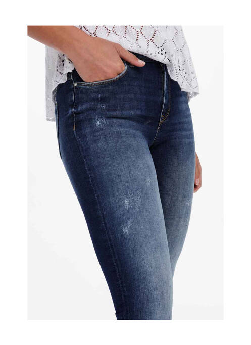 Blugi skinny albastru ONLY femeie