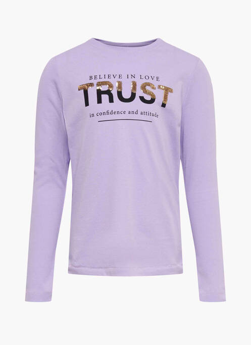 Tricou violet ONLY fată