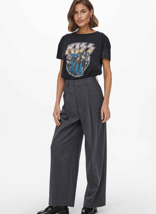 Pantalon evazat gri ONLY femeie