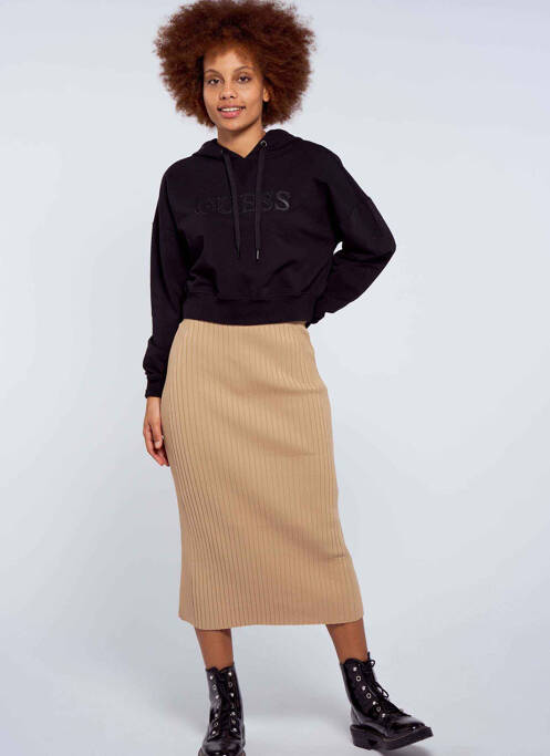 Fustă midi bej ONLY femeie