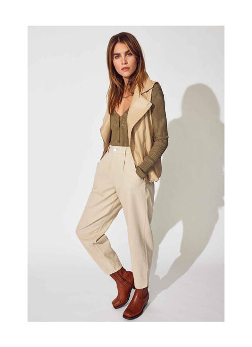 Blugi cu croială largă argintiu ONLY femeie