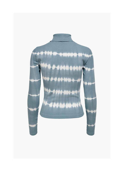 Pulover cu guler înalt albastru ONLY femeie