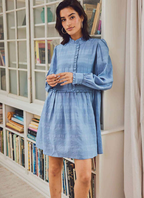 Rochie scurtă albastru JACQUELINE DE YONG femeie