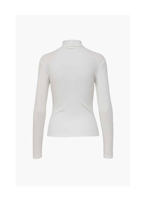 Pulover cu guler înalt bej ONLY femeie