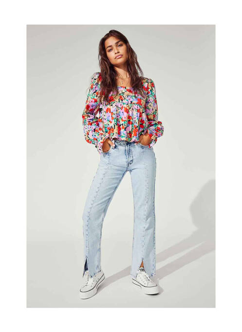 Blugi cu croială dreaptă albastru ONLY femeie