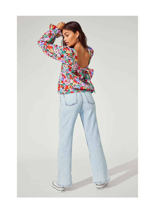 Blugi cu croială dreaptă albastru ONLY femeie