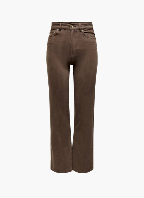 Blugi cu croială dreaptă maro ONLY femeie