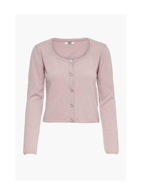 Vestă cu mâneci lungi roz JACQUELINE DE YONG femeie