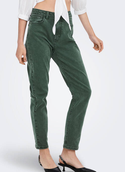 Blugi cu croială dreaptă verde ONLY femeie