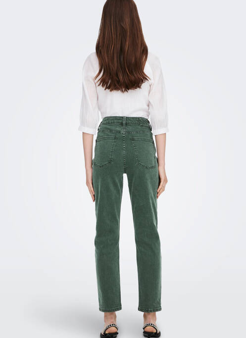 Blugi cu croială dreaptă verde ONLY femeie