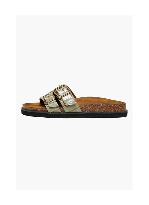 Sandale/Pantofi decupați verde ONLY femeie