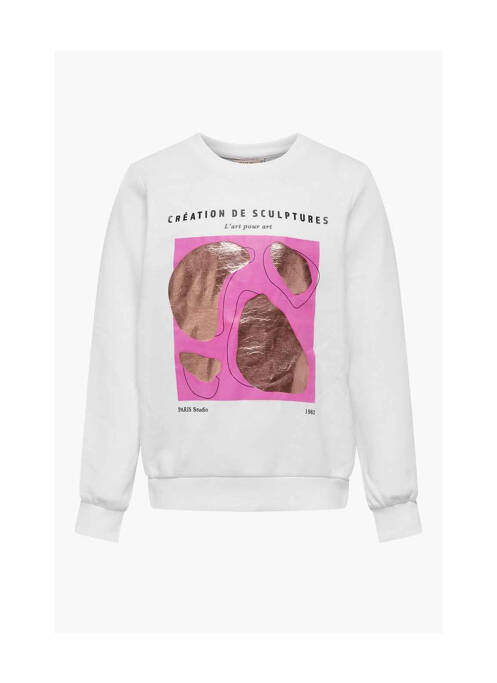 Hanorac alb ONLY fată