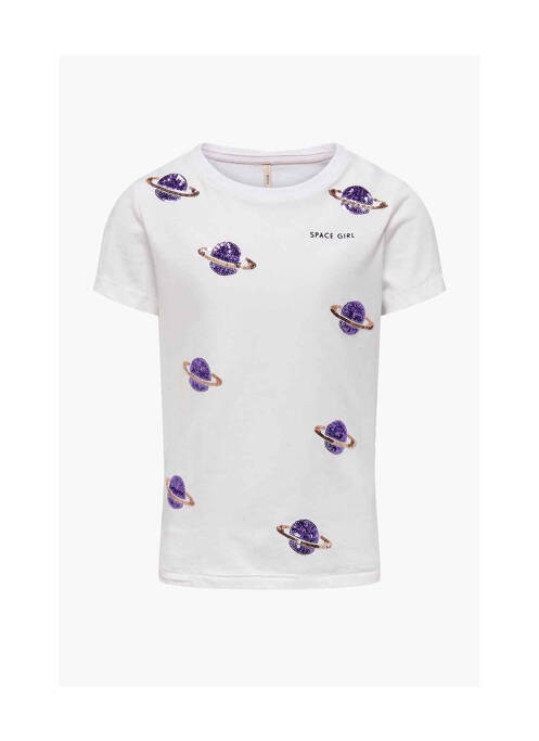 Tricou alb ONLY fată