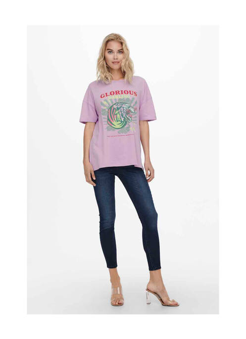 Tricou violet ONLY femeie