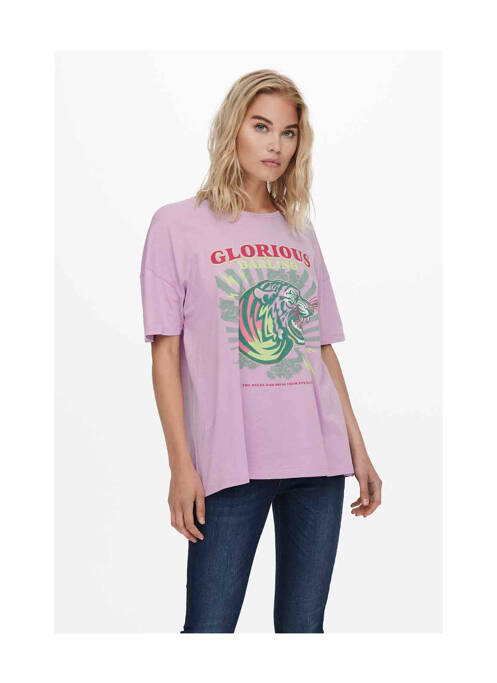 Tricou violet ONLY femeie