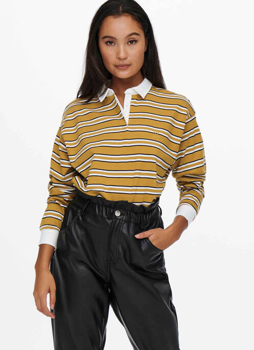 Polo galben ONLY femme