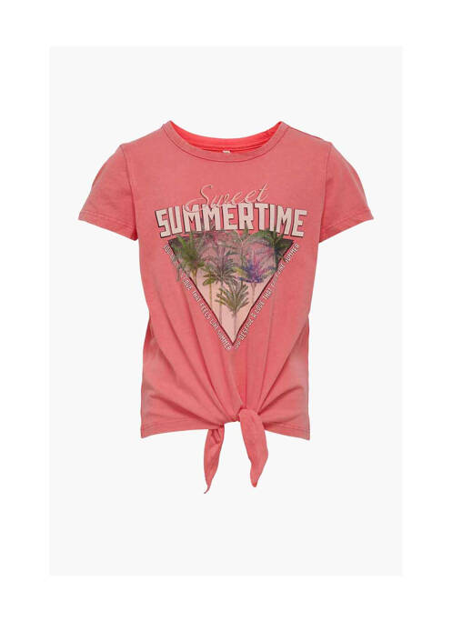 Tricou roșu ONLY fată