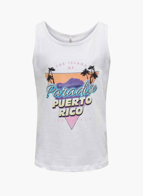 Tricou alb ONLY fată