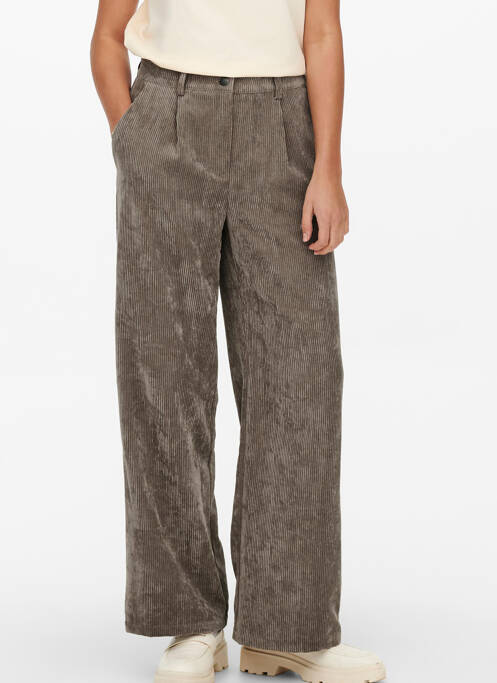 Pantalon evazat maro JACQUELINE DE YONG femeie