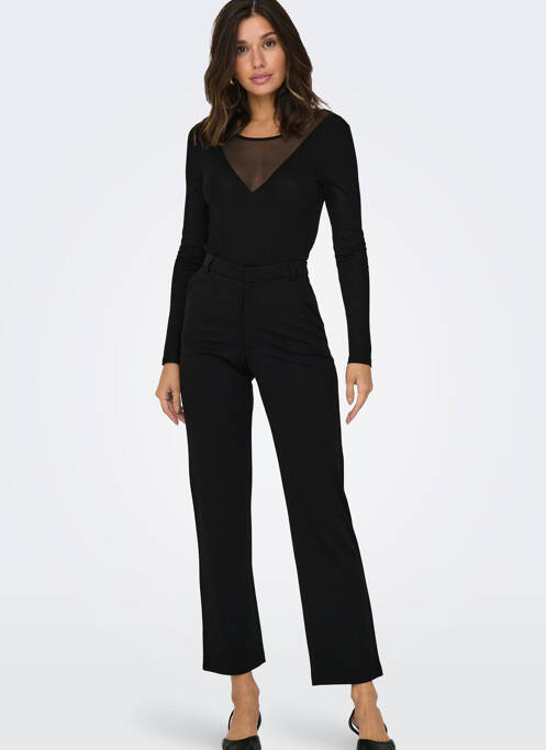 Pantalon drept negru JACQUELINE DE YONG femeie