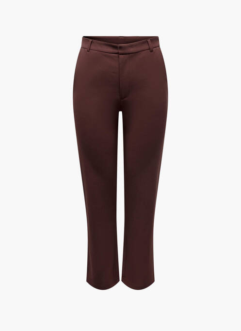 Pantalon chino maro JACQUELINE DE YONG femeie