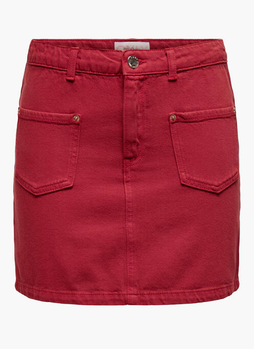 Fustă scurtă roșu ONLY femeie