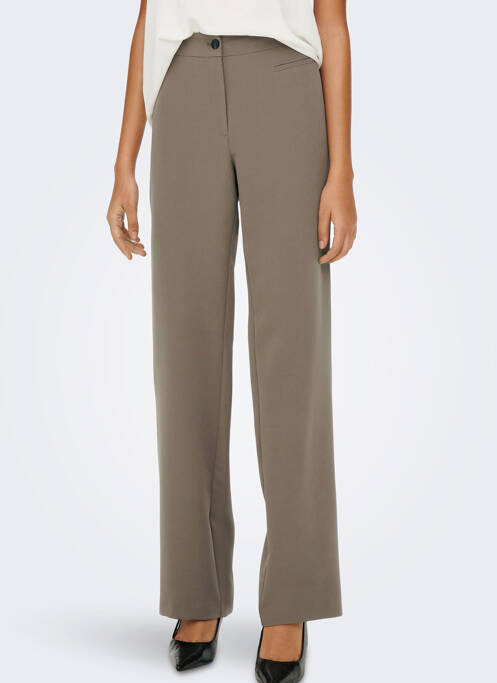 Pantalon drept maro ONLY femeie