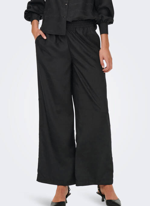 Pantalon evazat negru JACQUELINE DE YONG femeie